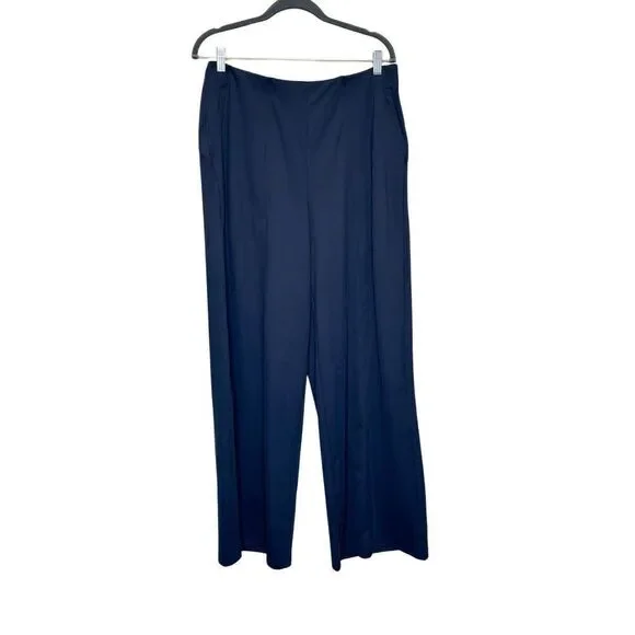 Old Navy NWT navy blue wide leg power soft leggings size L - Picture 4 of 16